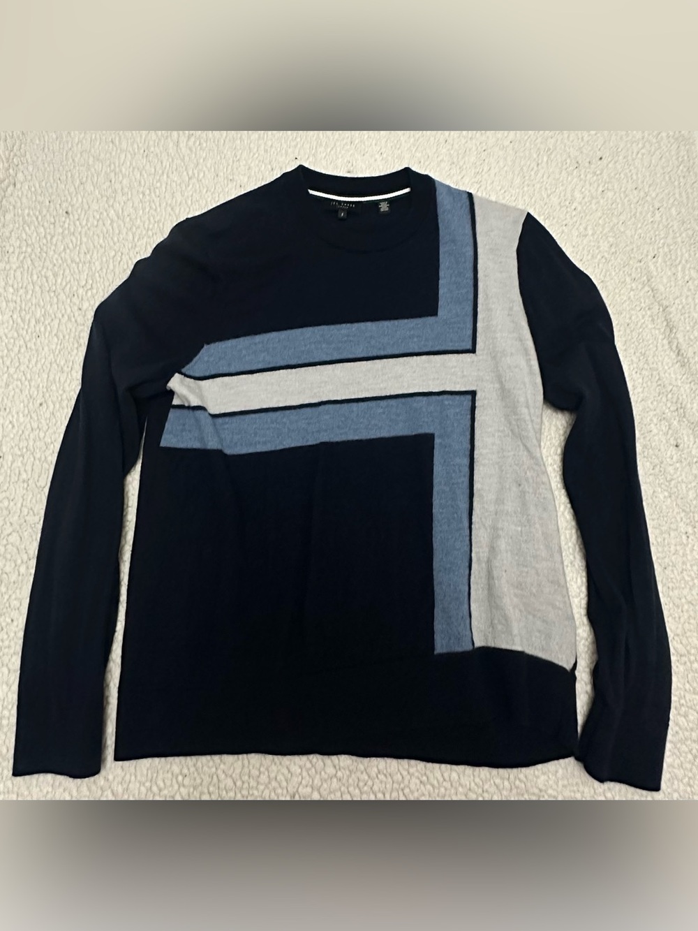 XL Ted Baker Navy Crewneck Sweater